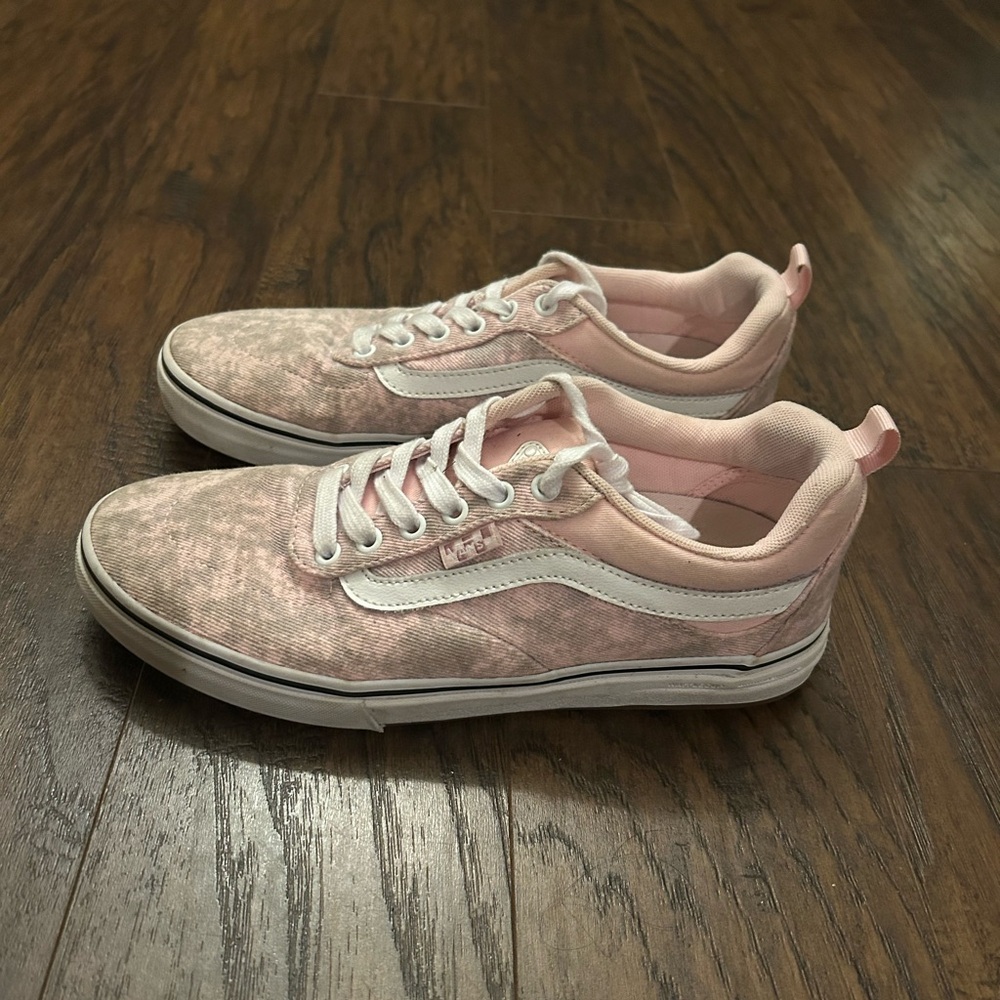 Vans Kyle Walker Men’s Acid Denim Pink White PopCush Skate Shoes Sneakers Unisex